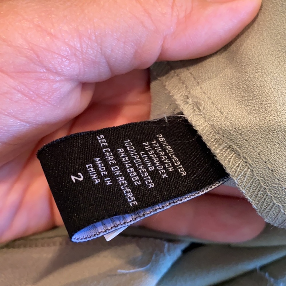 torrid Light Sage Green Open Front Blazer - Picture 5 of 5